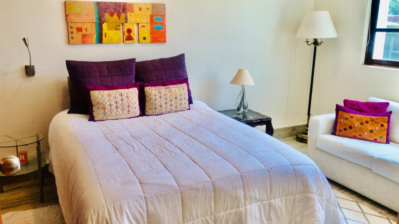 Habitaciones Coyoacan เม็กซิโกซิตี้ ภายนอก รูปภาพ