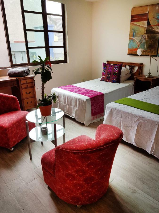 Habitaciones Coyoacan เม็กซิโกซิตี้ ภายนอก รูปภาพ